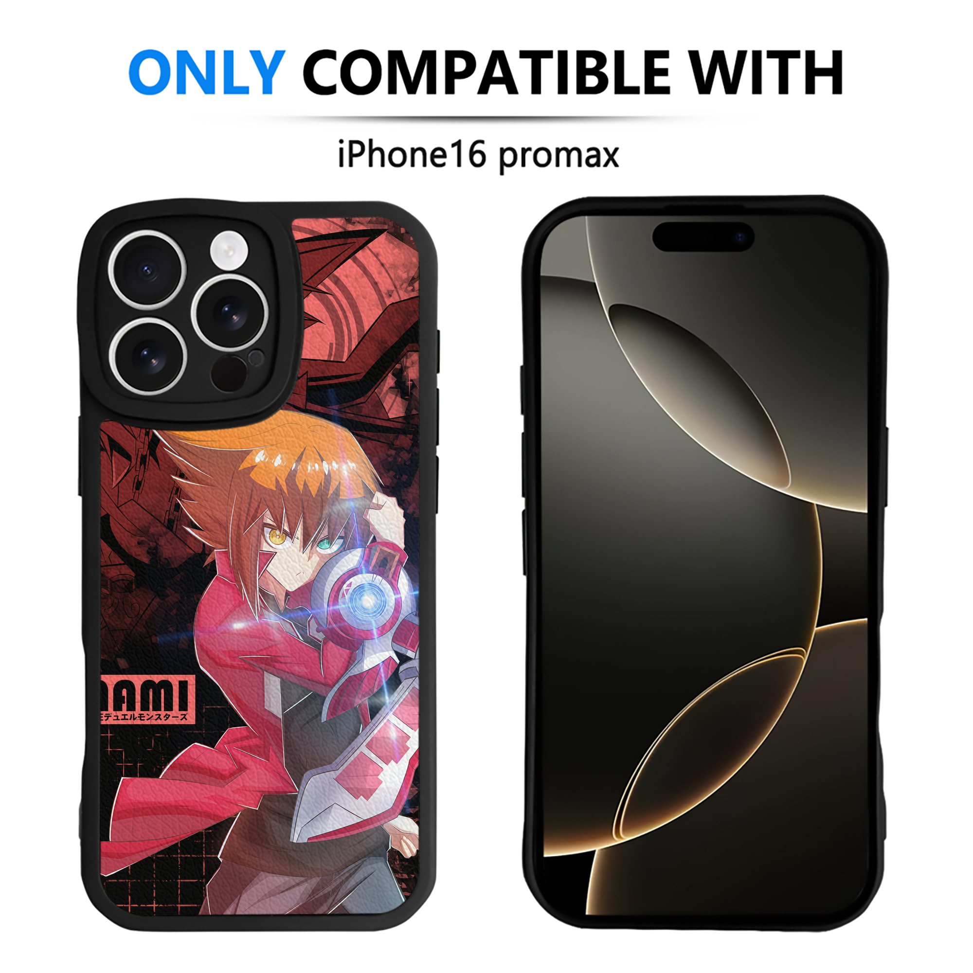（画像用） 遊☆戯☆王 Yu-Gi-Oh! 【iPhone 16シリーズ対応】シリコンスマホケース（レザー調） 材質：シリコン